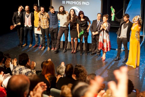 Arturo Parrilla y Benito Jiménez premios PAD de danza 2015