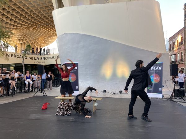 Danza Mobile, en el acto en Sevilla por el Día Mundial para la prevención del suicidio