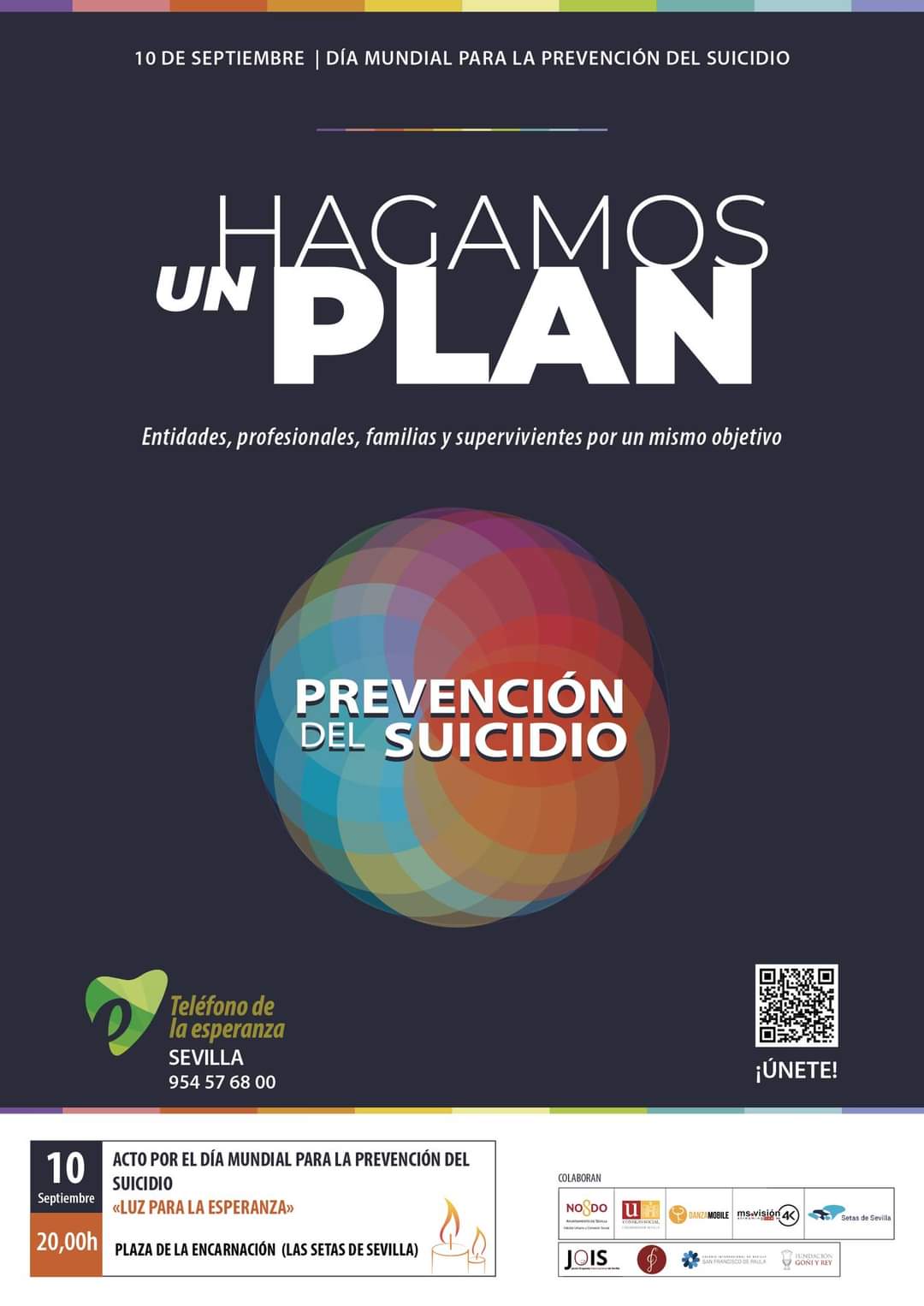 Danza Mobile, en el acto en Sevilla por el Día Mundial para la prevención del suicidio