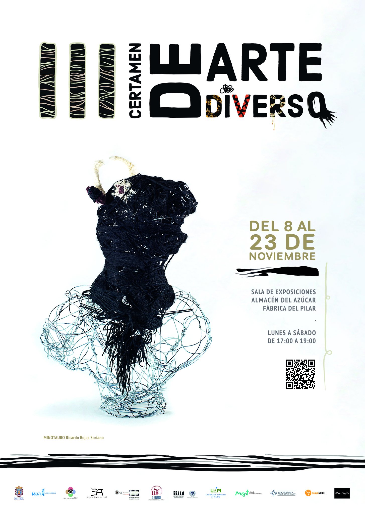 Una escultura de Ricardo Rojas ilustra el certamen de Arte Diverso de Motril