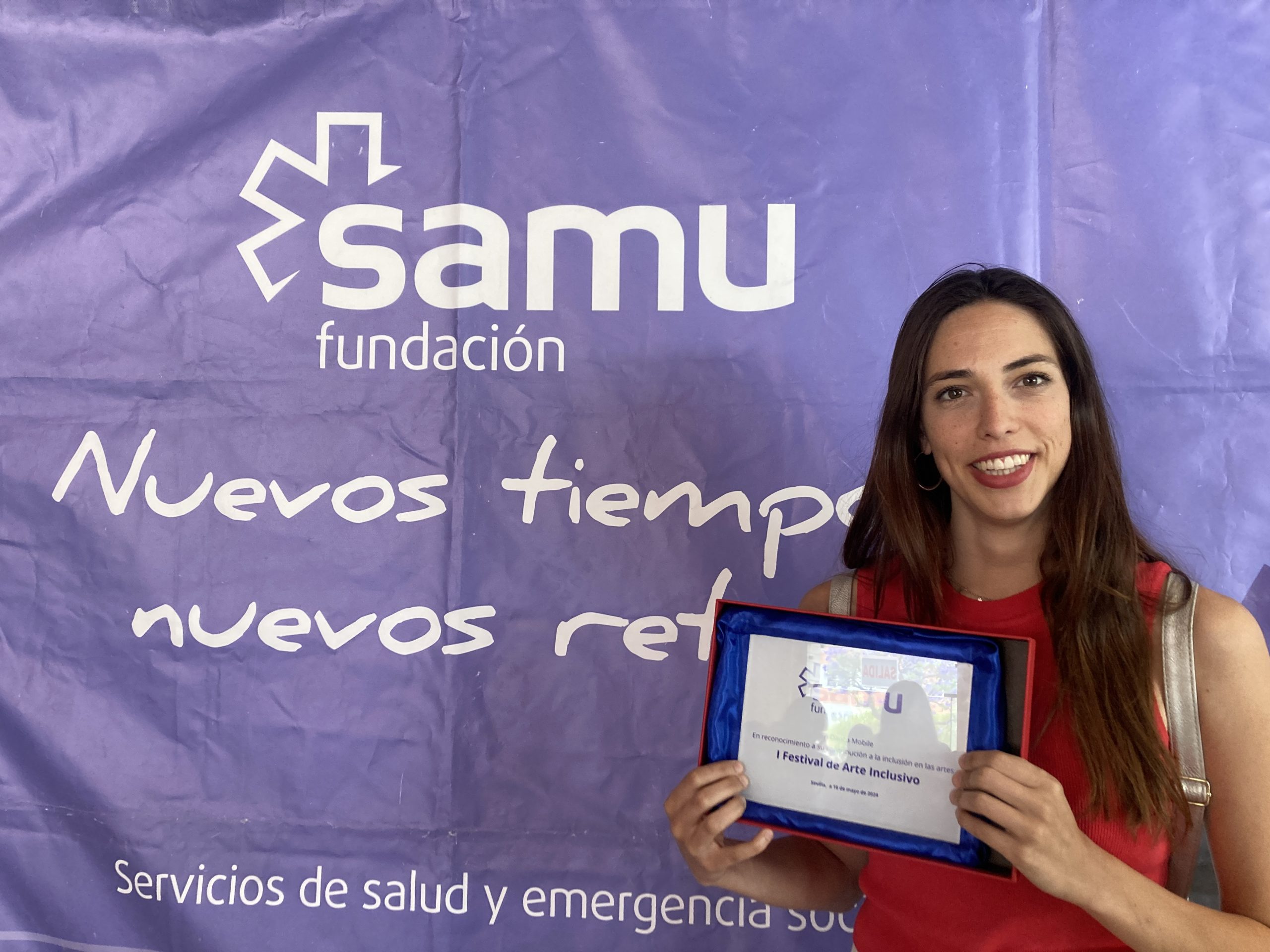 Reconocimiento de Fundación SAMU al trabajo de Danza Mobile